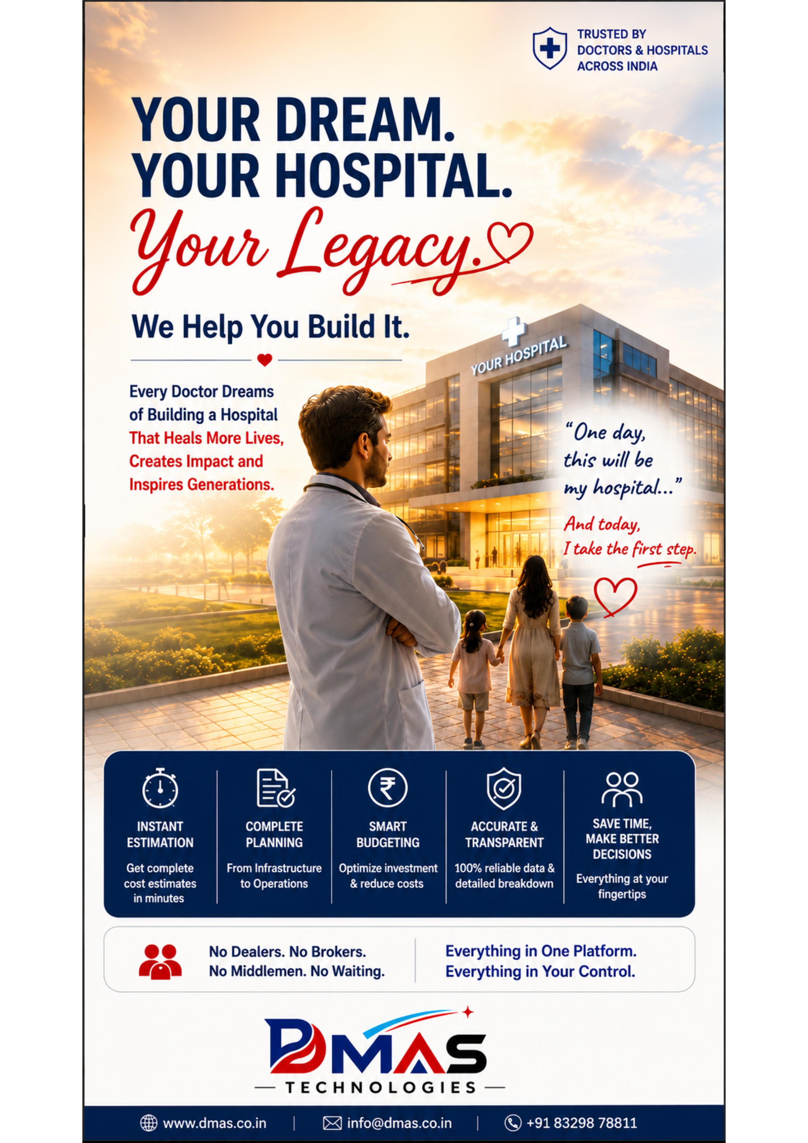 DMAS Technologies — Your Dream. Your Hospital. Your Legacy. We help you build it.